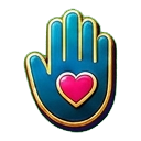 Hand with heart